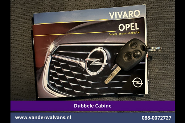 Opel Vivaro 1.6 CDTI 126pk L2H1 Dubbele cabine Euro6 Airco | 5-Zits | Camera | Navigatie | Omvormer | Trekhaak Cruisecontrol, Parkeersensoren