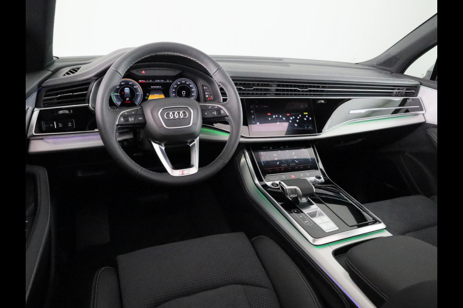 Audi Q7 55 TFSI e quattro Pro Line S 394pk Panoramadak, adaptive cruisecontrol, B&O soundsysteem, optiekpakket zwart Plus Audi Q7 55 TFSI e quattro Pro Line S 394pk Panoramadak, adaptive cruisecontrol, B&O soundsysteem, optiekpakket zwart Plus