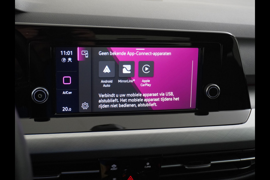 Volkswagen Golf T111PK NWE Model ! Adaptive-Cr. Navi* Apple Carplay Android Ecc Pdc Virtual Cockpit Life Led Lmv 17" Privacy Glas Bluetooth Keyless Origineel Nederlandse Auto