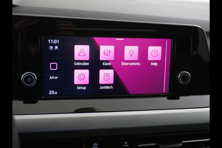Volkswagen Golf T111PK NWE Model ! Adaptive-Cr. Navi* Apple Carplay Android Ecc Pdc Virtual Cockpit Life Led Lmv 17" Privacy Glas Bluetooth Keyless Origineel Nederlandse Auto