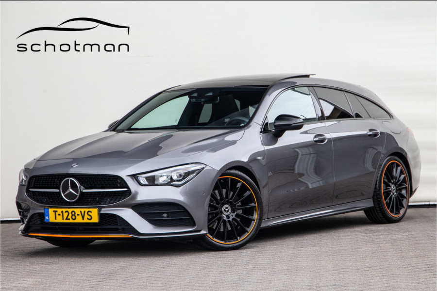 Mercedes-Benz CLA-Klasse Shooting Brake 200 AMG Premium Orange Art Edition, Pano, Widescreen, Distronic 2020 Mercedes-Benz CLA-Klasse Shooting Brake 200 AMG Premium Orange Art Edition, Pano, Widescreen, Distronic 2020