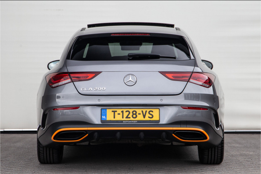 Mercedes-Benz CLA-Klasse Shooting Brake 200 AMG Premium Orange Art Edition, Pano, Widescreen, Distronic 2020 Mercedes-Benz CLA-Klasse Shooting Brake 200 AMG Premium Orange Art Edition, Pano, Widescreen, Distronic 2020