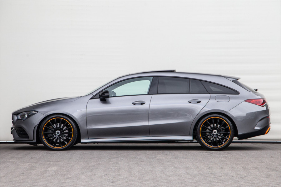 Mercedes-Benz CLA-Klasse Shooting Brake 200 AMG Premium Orange Art Edition, Pano, Widescreen, Distronic 2020 Mercedes-Benz CLA-Klasse Shooting Brake 200 AMG Premium Orange Art Edition, Pano, Widescreen, Distronic 2020