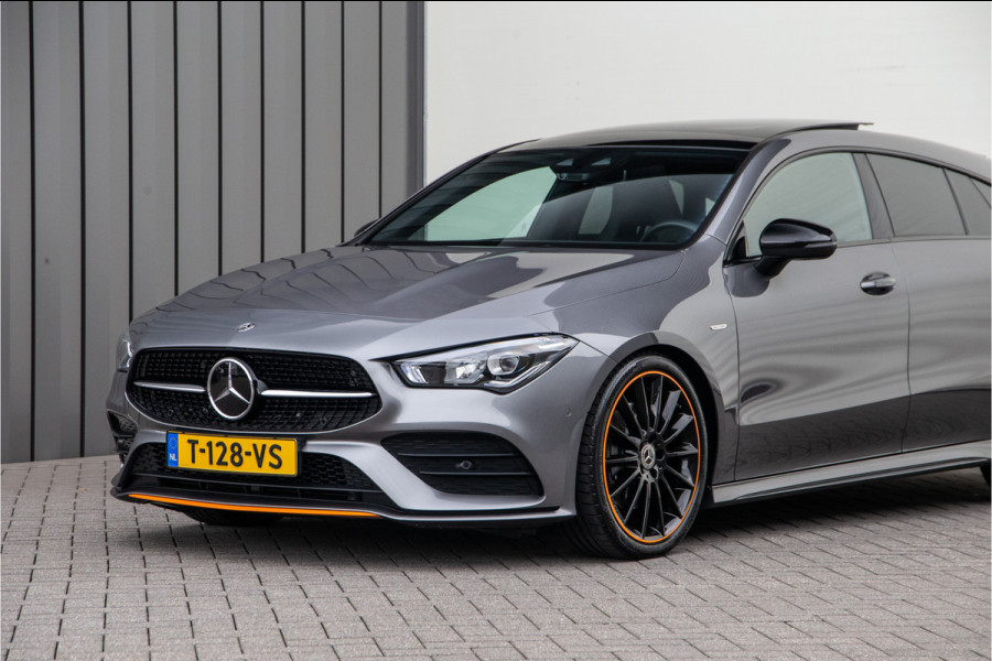 Mercedes-Benz CLA-Klasse Shooting Brake 200 AMG Premium Orange Art Edition, Pano, Widescreen, Distronic 2020 Mercedes-Benz CLA-Klasse Shooting Brake 200 AMG Premium Orange Art Edition, Pano, Widescreen, Distronic 2020