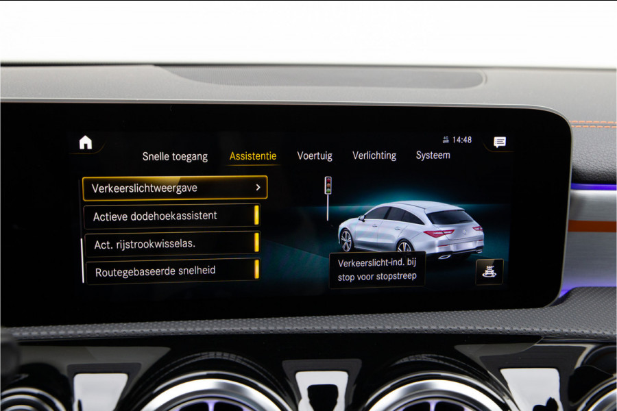 Mercedes-Benz CLA-Klasse Shooting Brake 200 AMG Premium Orange Art Edition, Pano, Widescreen, Distronic 2020 Mercedes-Benz CLA-Klasse Shooting Brake 200 AMG Premium Orange Art Edition, Pano, Widescreen, Distronic 2020