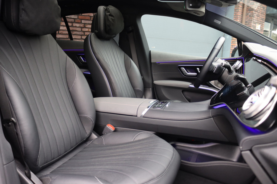 Mercedes-Benz EQS 450 4MATIC AMG Line 118 kWh | Hyperscreen | Airmatic | Achterasbesturing | Distronic+ | Stoelventilatie V+A | Burmester | Massage | Verwarmd Stuurwiel | HUD | Digital Light |