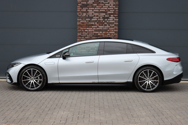 Mercedes-Benz EQS 450 4MATIC AMG Line 118 kWh | Hyperscreen | Airmatic | Achterasbesturing | Distronic+ | Stoelventilatie V+A | Burmester | Massage | Verwarmd Stuurwiel | HUD | Digital Light |