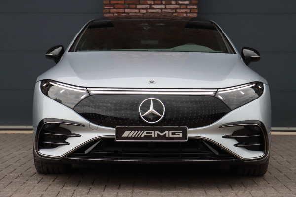 Mercedes-Benz EQS 450 4MATIC AMG Line 118 kWh | Hyperscreen | Airmatic | Achterasbesturing | Distronic+ | Stoelventilatie V+A | Burmester | Massage | Verwarmd Stuurwiel | HUD | Digital Light |
