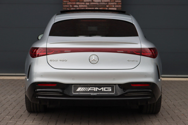 Mercedes-Benz EQS 450 4MATIC AMG Line 118 kWh | Hyperscreen | Airmatic | Achterasbesturing | Distronic+ | Stoelventilatie V+A | Burmester | Massage | Verwarmd Stuurwiel | HUD | Digital Light |