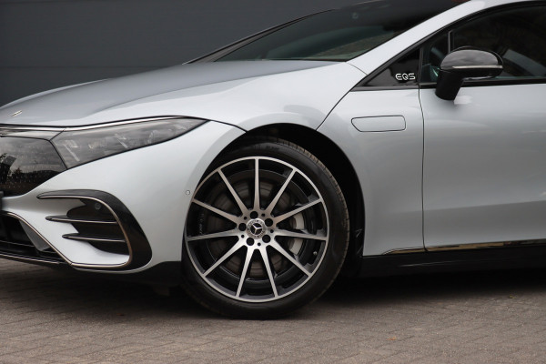 Mercedes-Benz EQS 450 4MATIC AMG Line 118 kWh | Hyperscreen | Airmatic | Achterasbesturing | Distronic+ | Stoelventilatie V+A | Burmester | Massage | Verwarmd Stuurwiel | HUD | Digital Light |