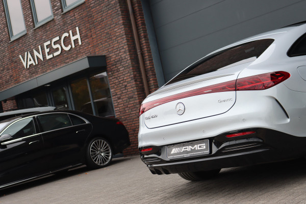 Mercedes-Benz EQS 450 4MATIC AMG Line 118 kWh | Hyperscreen | Airmatic | Achterasbesturing | Distronic+ | Stoelventilatie V+A | Burmester | Massage | Verwarmd Stuurwiel | HUD | Digital Light |