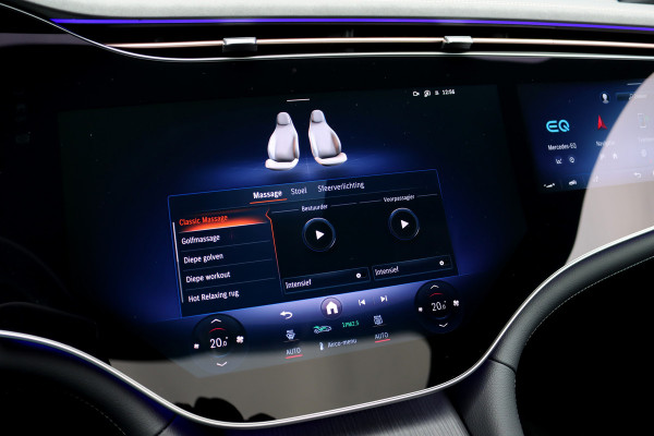 Mercedes-Benz EQS 450 4MATIC AMG Line 118 kWh | Hyperscreen | Airmatic | Achterasbesturing | Distronic+ | Stoelventilatie V+A | Burmester | Massage | Verwarmd Stuurwiel | HUD | Digital Light |