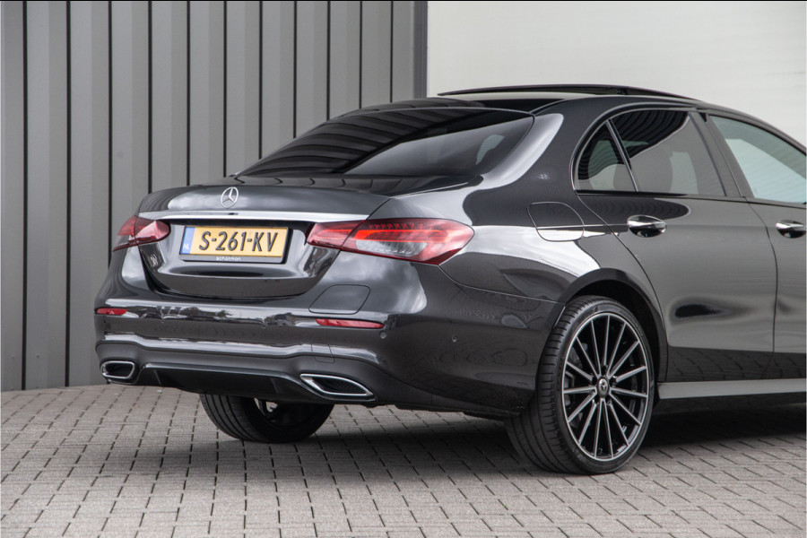Mercedes-Benz E-Klasse 300 e AMG Premium Plus, Nightpakket, Pano, Leder, Burmester, Widescreen, Memory, 2023 Mercedes-Benz E-Klasse 300 e AMG Premium Plus, Nightpakket, Pano, Leder, Burmester, Widescreen, Memory, 2023