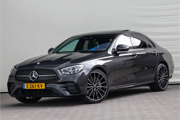 Mercedes-Benz E-Klasse 300 e AMG Premium Plus, Nightpakket, Pano, Leder, Burmester, Widescreen, Memory, 2023 Mercedes-Benz E-Klasse 300 e AMG Premium Plus, Nightpakket, Pano, Leder, Burmester, Widescreen, Memory, 2023