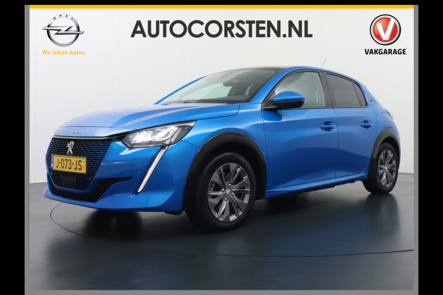 Peugeot e-208 EV Allure 50kWh Pano-dak Adaptieve Cruise Control 360°Camera Navi Ecc Stoelverwarming Apple Carplay Android Auto DAB+ Lane Assist Keyless Led Pdc 1e Eigenaar 100% Dealeronderhouden Origineel Nederlandse Auto