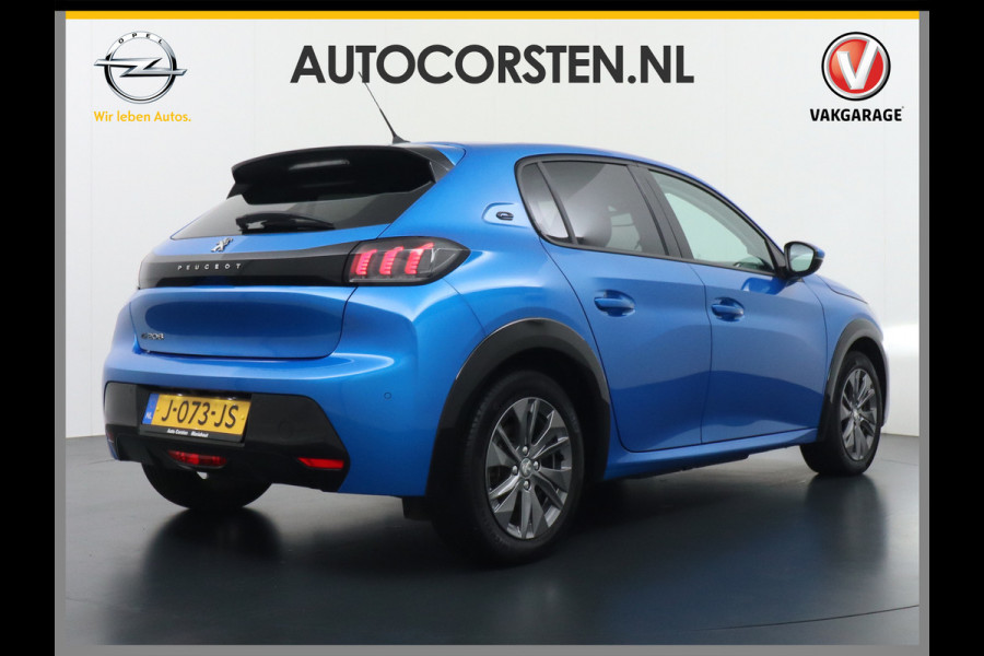 Peugeot e-208 EV Allure 50kWh Pano-dak Adaptieve Cruise Control 360°Camera Navi Ecc Stoelverwarming Apple Carplay Android Auto DAB+ Lane Assist Keyless Led Pdc 1e Eigenaar 100% Dealeronderhouden Origineel Nederlandse Auto