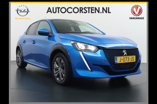 Peugeot e-208 EV Allure 50kWh Pano-dak Adaptieve Cruise Control 360°Camera Navi Ecc Stoelverwarming Apple Carplay Android Auto DAB+ Lane Assist Keyless Led Pdc 1e Eigenaar 100% Dealeronderhouden Origineel Nederlandse Auto