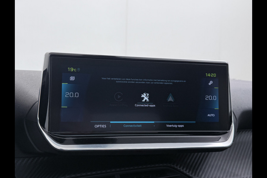 Peugeot e-208 EV Allure 50kWh Pano-dak Adaptieve Cruise Control 360°Camera Navi Ecc Stoelverwarming Apple Carplay Android Auto DAB+ Lane Assist Keyless Led Pdc 1e Eigenaar 100% Dealeronderhouden Origineel Nederlandse Auto