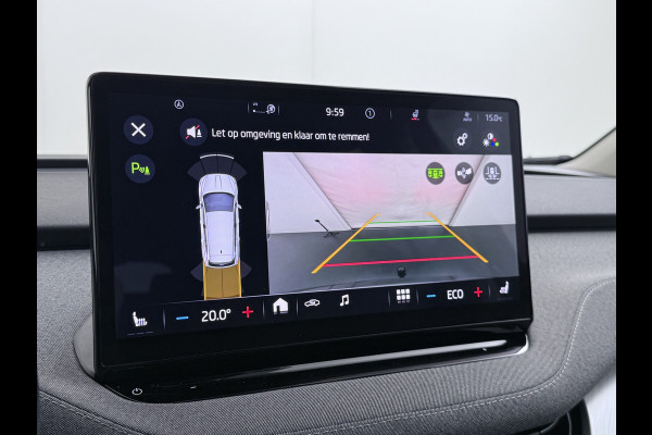 Škoda ENYAQ iV 80 SOH 94% Pano-dak Trekhaak W-pomp Adaptieve Cruise Control Camera Apple Carplay Android Auto Navi Ecc Pdc Stuur+Stoelverwarming Lmv 20" Mirrorlink DAB Led Matrix Elek.Achterklep Ecc-Achter Zeer complete Enyaq!