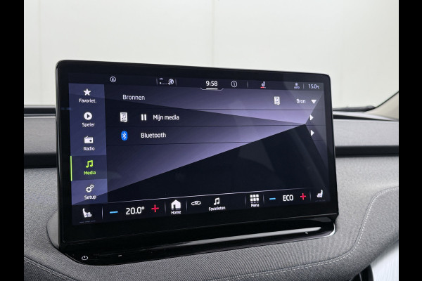 Škoda ENYAQ iV 80 SOH 94% Pano-dak Trekhaak W-pomp Adaptieve Cruise Control Camera Apple Carplay Android Auto Navi Ecc Pdc Stuur+Stoelverwarming Lmv 20" Mirrorlink DAB Led Matrix Elek.Achterklep Ecc-Achter Zeer complete Enyaq!