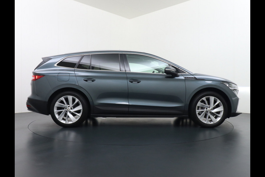 Škoda ENYAQ iV 80 SOH 94% Pano-dak Trekhaak W-pomp Adaptieve Cruise Control Camera Apple Carplay Android Auto Navi Ecc Pdc Stuur+Stoelverwarming Lmv 20" Mirrorlink DAB Led Matrix Elek.Achterklep Ecc-Achter Zeer complete Enyaq!