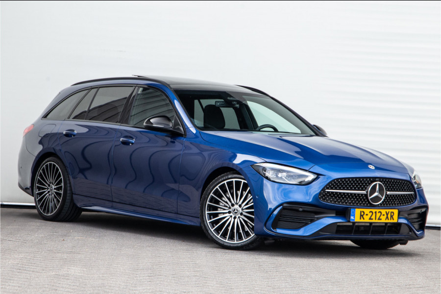 Mercedes-Benz C-Klasse Estate 200 AMG Nightpakket, pano, Camera, 19" ,Carplay, 2022 Mercedes-Benz C-Klasse Estate 200 AMG Nightpakket, pano, Camera, 19" ,Carplay, 2022