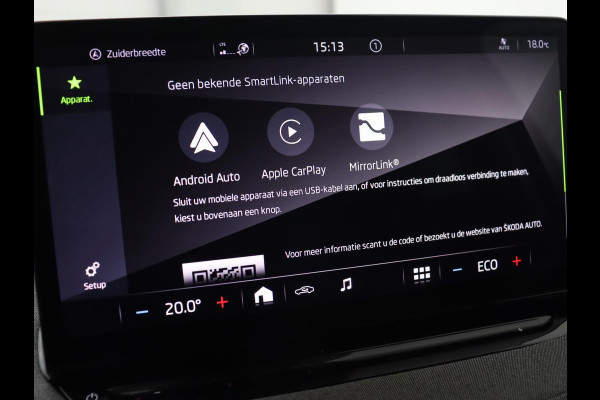 Škoda ENYAQ iV 60 | Trekhaak | Adaptive cruise | Camera | Keyless | Stuurverwarming | Half leder | 19'' | Carplay | Navigatie | Digital Cockpit | Full LED | File Assistent | Parkeerhulp