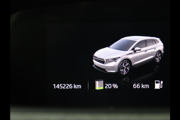 Škoda ENYAQ iV 60 | Trekhaak | Adaptive cruise | Camera | Keyless | Stuurverwarming | Half leder | 19'' | Carplay | Navigatie | Digital Cockpit | Full LED | File Assistent | Parkeerhulp