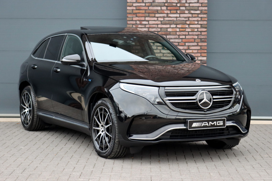Mercedes-Benz EQC 400 4MATIC Premium+ AMG Line 80 kWh | 30.500,- ex BTW | Schuifdak | Distronic+ | Burmester | Memory | Parfumering | Keyless Go | Surround Camera | HUD | Multibeam LED |