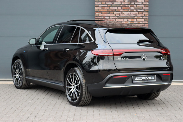 Mercedes-Benz EQC 400 4MATIC Premium+ AMG Line 80 kWh | 30.500,- ex BTW | Schuifdak | Distronic+ | Burmester | Memory | Parfumering | Keyless Go | Surround Camera | HUD | Multibeam LED |