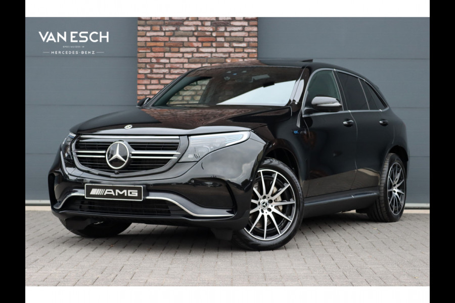Mercedes-Benz EQC 400 4MATIC Premium+ AMG Line 80 kWh | 30.500,- ex BTW | Schuifdak | Distronic+ | Burmester | Memory | Parfumering | Keyless Go | Surround Camera | HUD | Multibeam LED |