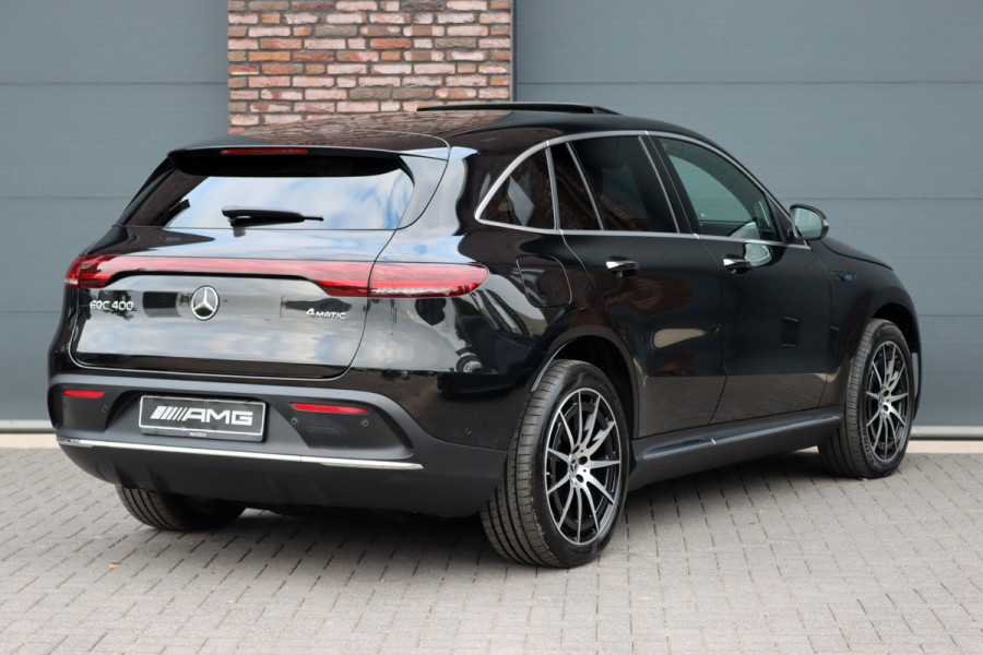 Mercedes-Benz EQC 400 4MATIC Premium+ AMG Line 80 kWh | 30.500,- ex BTW | Schuifdak | Distronic+ | Burmester | Memory | Parfumering | Keyless Go | Surround Camera | HUD | Multibeam LED |