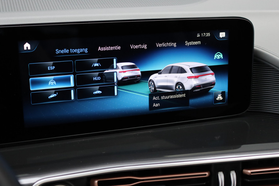 Mercedes-Benz EQC 400 4MATIC Premium+ AMG Line 80 kWh | 30.500,- ex BTW | Schuifdak | Distronic+ | Burmester | Memory | Parfumering | Keyless Go | Surround Camera | HUD | Multibeam LED |