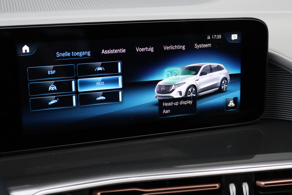 Mercedes-Benz EQC 400 4MATIC Premium+ AMG Line 80 kWh | 30.500,- ex BTW | Schuifdak | Distronic+ | Burmester | Memory | Parfumering | Keyless Go | Surround Camera | HUD | Multibeam LED |