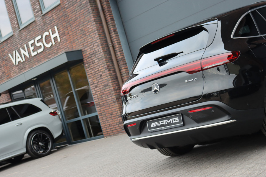 Mercedes-Benz EQC 400 4MATIC Premium+ AMG Line 80 kWh | 30.500,- ex BTW | Schuifdak | Distronic+ | Burmester | Memory | Parfumering | Keyless Go | Surround Camera | HUD | Multibeam LED |
