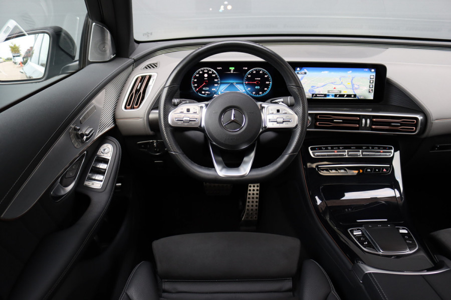 Mercedes-Benz EQC 400 4MATIC Premium+ AMG Line 80 kWh | 30.500,- ex BTW | Schuifdak | Distronic+ | Burmester | Memory | Parfumering | Keyless Go | Surround Camera | HUD | Multibeam LED |