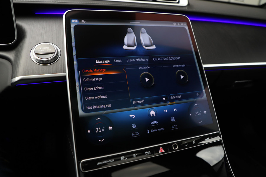 Mercedes-Benz S-Klasse AMG 63 S E Performance Lang | 802PK | Entertainment | Carbon | Burmester High-end | Massage | Head-up | 4W-Sturing | Stuurverw. Mercedes-Benz S-Klasse AMG 63 S E Performance Lang | 802PK | Entertainment | Carbon | Burmester High-end | Massage | Head-up | 4W-Sturing | Stuurverw.