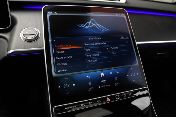 Mercedes-Benz S-Klasse AMG 63 S E Performance Lang | 802PK | Entertainment | Carbon | Burmester High-end | Massage | Head-up | 4W-Sturing | Stuurverw. Mercedes-Benz S-Klasse AMG 63 S E Performance Lang | 802PK | Entertainment | Carbon | Burmester High-end | Massage | Head-up | 4W-Sturing | Stuurverw.