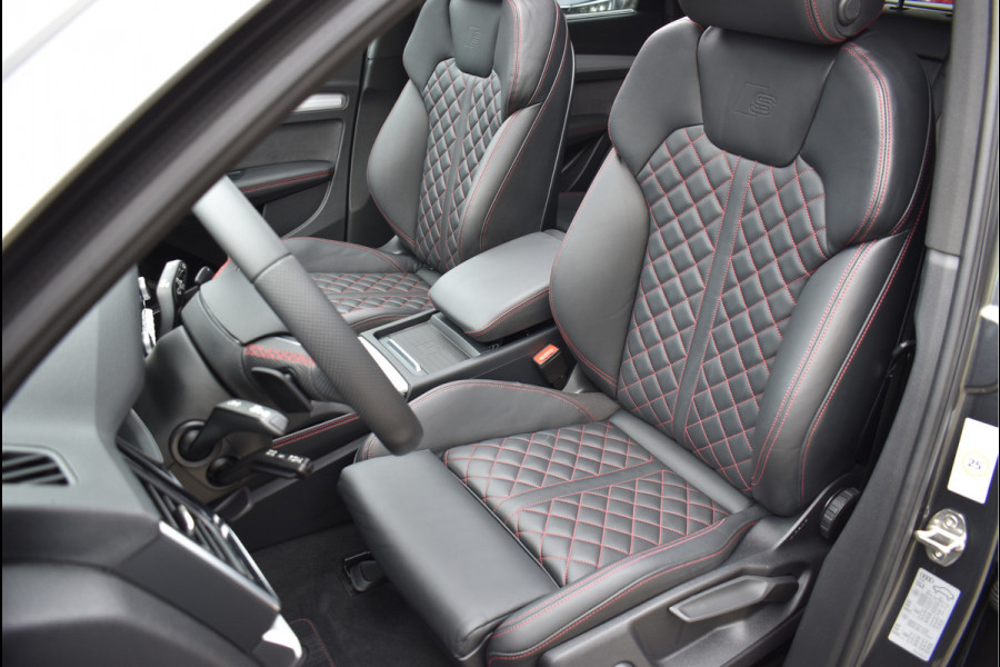 Audi Q5 50 TFSI e S-Line 299 Pk Black Ed RS-Stoel Rood Stiksel Pano Luchtvering Keyless 360 Camera 21 Inch