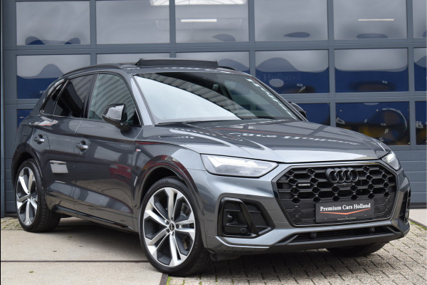 Audi Q5 50 TFSI e S-Line 299 Pk Black Ed RS-Stoel Rood Stiksel Pano Luchtvering Keyless 360 Camera 21 Inch