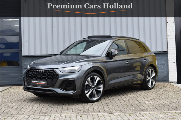 Audi Q5 50 TFSI e S-Line 299 Pk Black Ed RS-Stoel Rood Stiksel Pano Luchtvering Keyless 360 Camera 21 Inch