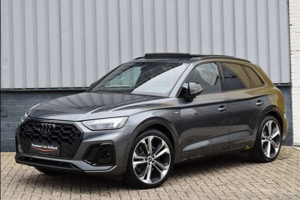 Audi Q5 50 TFSI e S-Line 299 Pk Black Ed RS-Stoel Rood Stiksel Pano Luchtvering Keyless 360 Camera 21 Inch