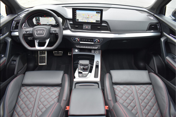 Audi Q5 50 TFSI e S-Line 299 Pk Black Ed RS-Stoel Rood Stiksel Pano Luchtvering Keyless 360 Camera 21 Inch