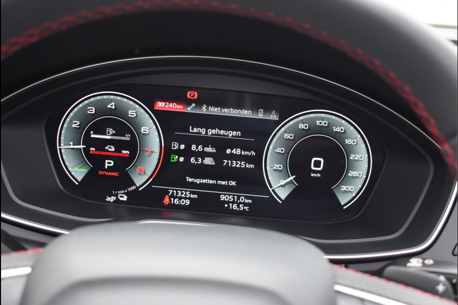 Audi Q5 50 TFSI e S-Line 299 Pk Black Ed RS-Stoel Rood Stiksel Pano Luchtvering Keyless 360 Camera 21 Inch