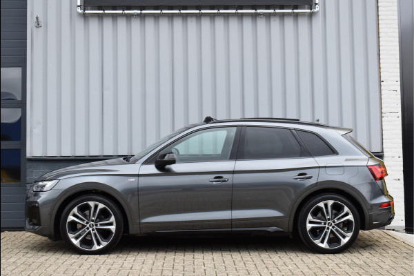 Audi Q5 50 TFSI e S-Line 299 Pk Black Ed RS-Stoel Rood Stiksel Pano Luchtvering Keyless 360 Camera 21 Inch