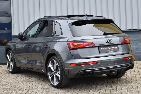 Audi Q5 50 TFSI e S-Line 299 Pk Black Ed RS-Stoel Rood Stiksel Pano Luchtvering Keyless 360 Camera 21 Inch