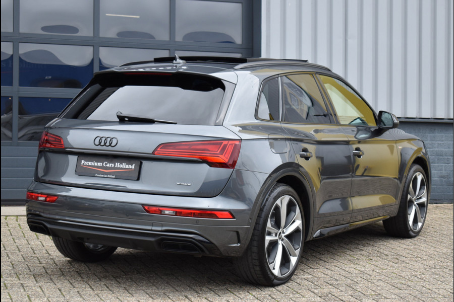 Audi Q5 50 TFSI e S-Line 299 Pk Black Ed RS-Stoel Rood Stiksel Pano Luchtvering Keyless 360 Camera 21 Inch