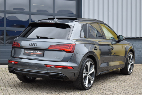 Audi Q5 50 TFSI e S-Line 299 Pk Black Ed RS-Stoel Rood Stiksel Pano Luchtvering Keyless 360 Camera 21 Inch