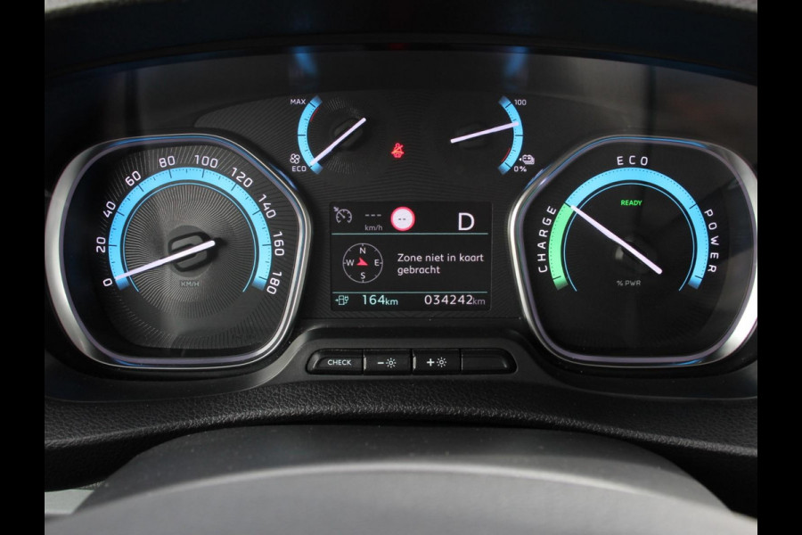 Opel Vivaro-e L3 75 kWh Automaat 6-Persoons Dubbele Cabine Lang | Navigatie | Airco | 2 x Schuifdeur | Lichtmetalen velgen| Cruise Control | Side Bars | Bumpers in kleur