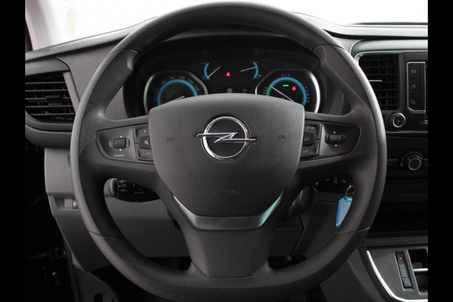 Opel Vivaro-e L3 75 kWh Automaat 6-Persoons Dubbele Cabine Lang | Navigatie | Airco | 2 x Schuifdeur | Lichtmetalen velgen| Cruise Control | Side Bars | Bumpers in kleur